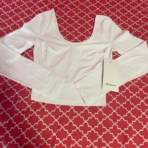 lululemon athletica White Long Sleeve Top